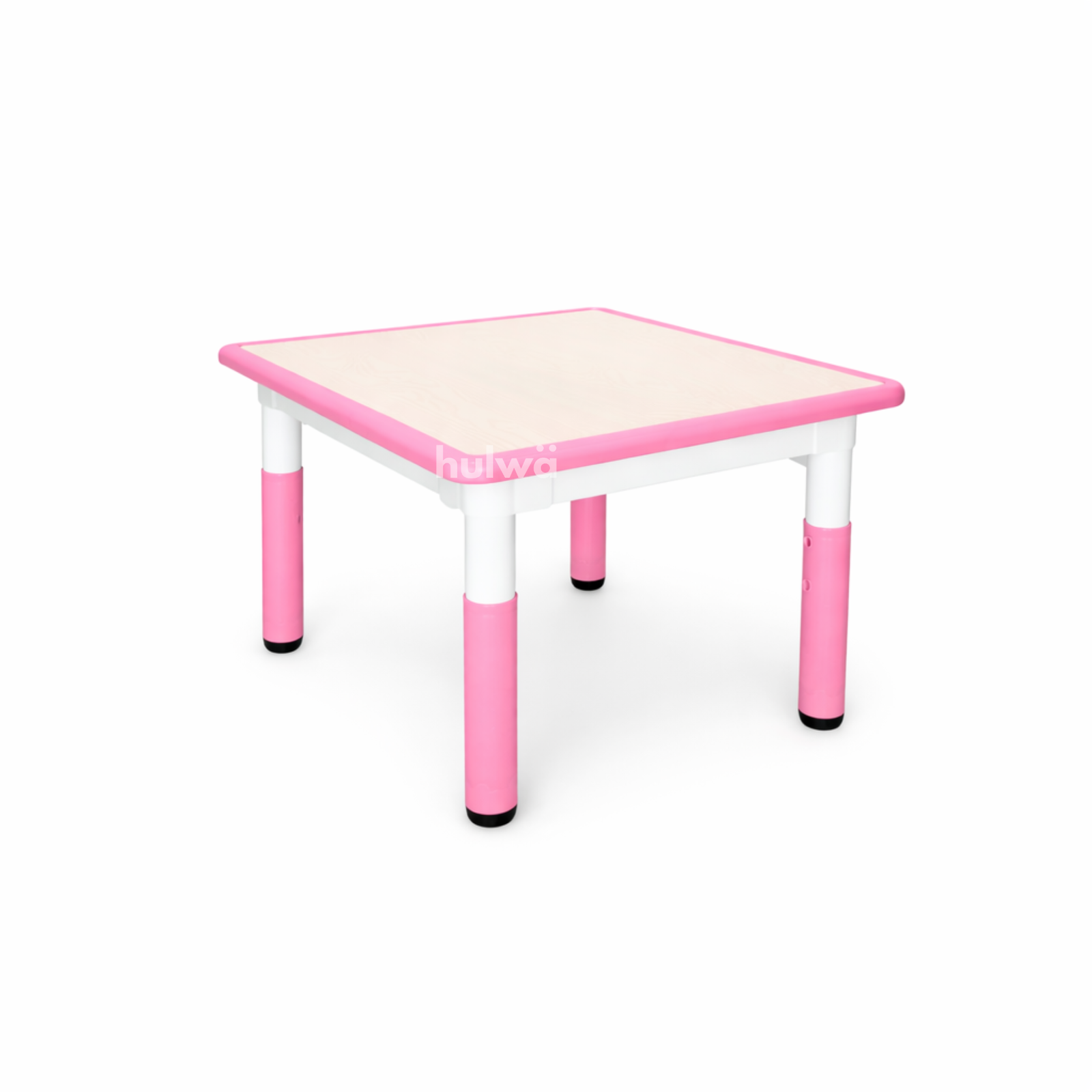 Hover Meja Grafitti 80 x 60 + 4 Kursi Pink