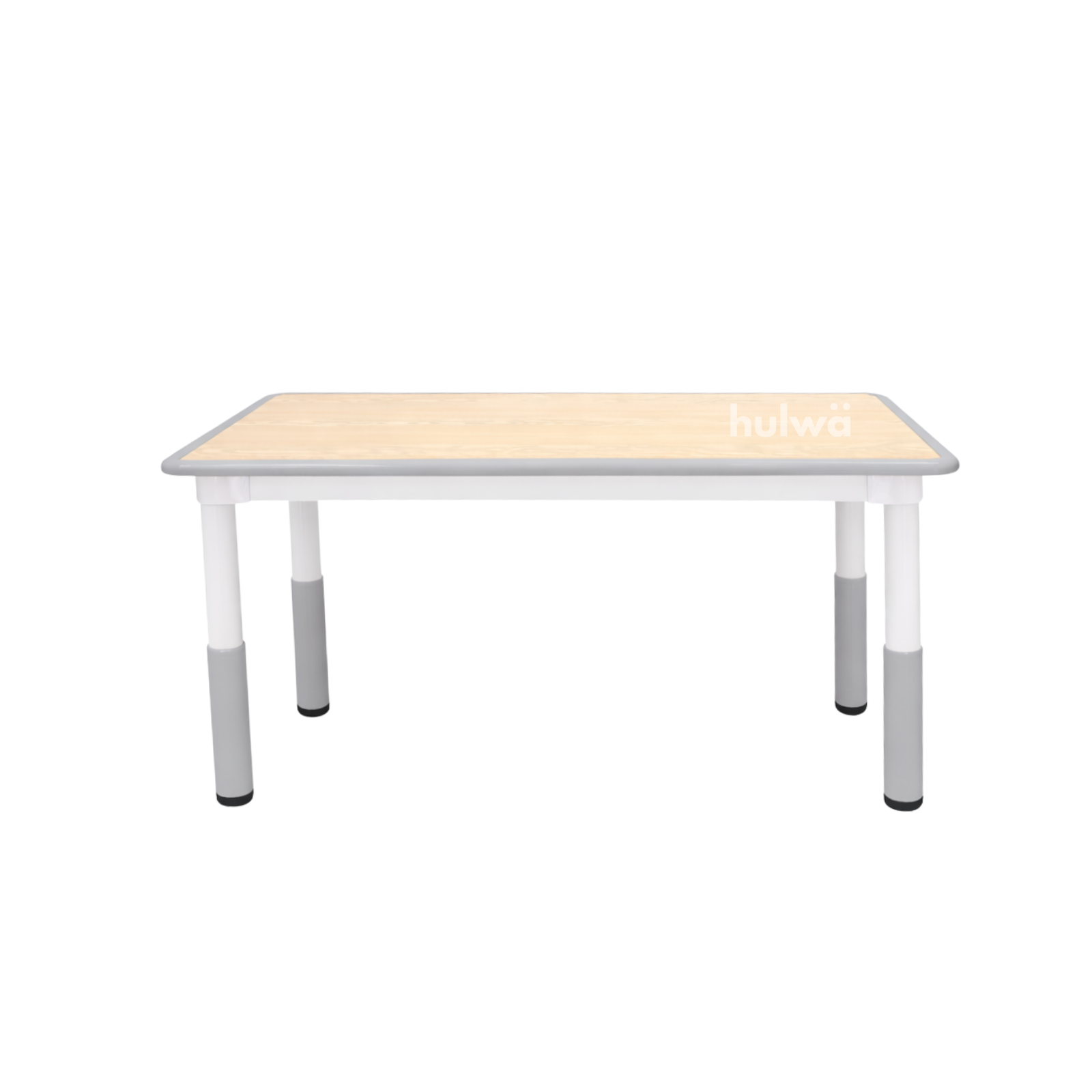 Hover Meja Grafitti 120 x 60 + 6 Kursi Abu-Abu